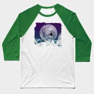 Snowmobile Freestyle - Purple Hue Baseball T-Shirt